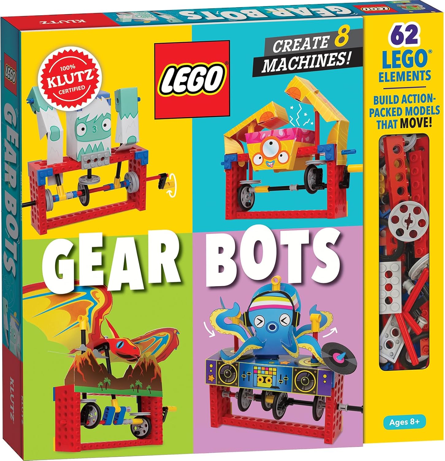 Klutz Lego Gear Bots Science/STEM Activity Kit for 8-12 years Klutz Lego Gear Bots Science/STEM Activity Kit for 8-12 years
