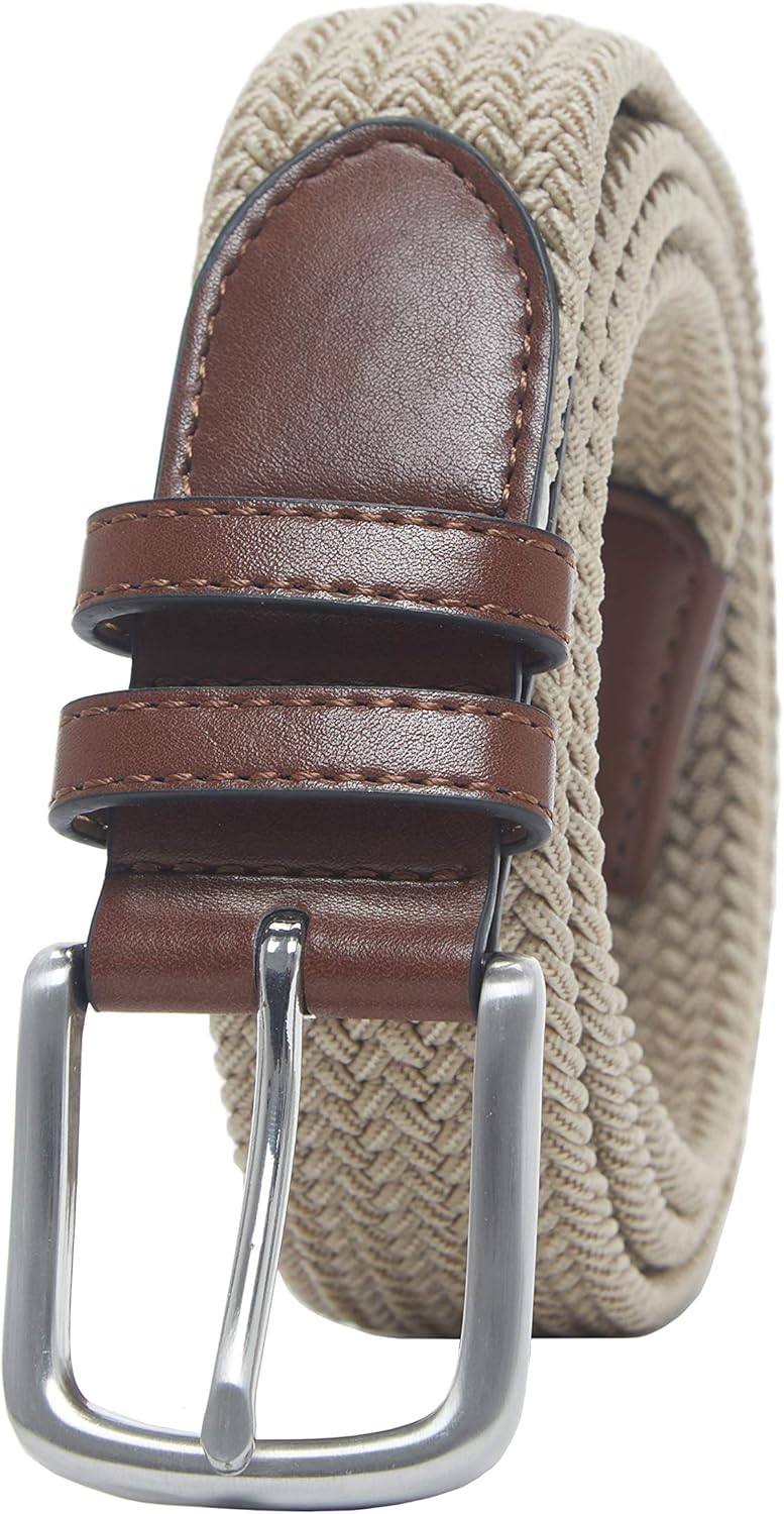 Amazon Essentials Men’s Stretch Woven Braid Belt Amazon Essentials Men’s Stretch Woven Braid Belt