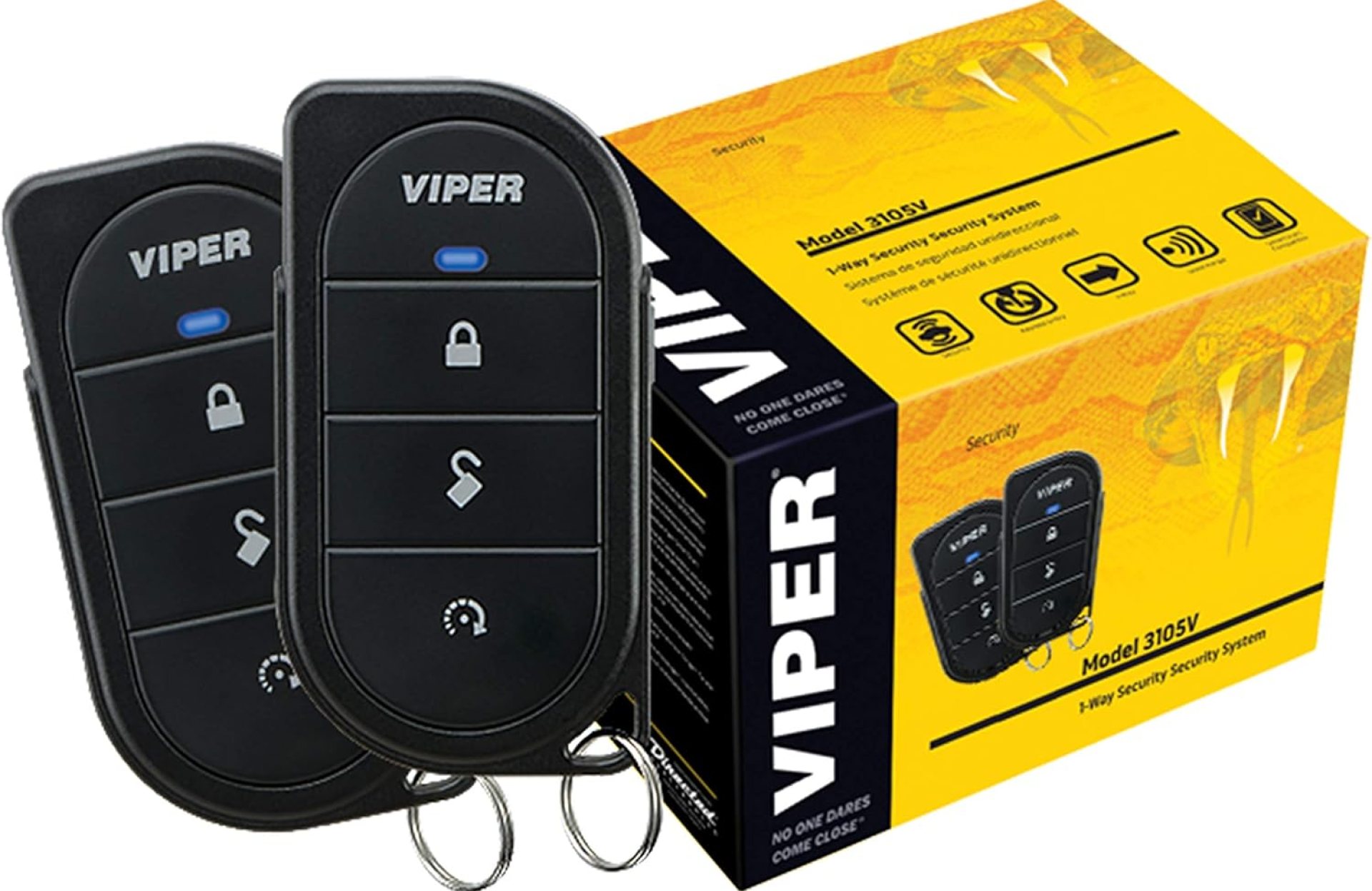 Viper 350 PLUS 3105V 1-Way Car Alarm Keyless Entry,BLACK Viper 350 PLUS 3105V 1-Way Car Alarm Keyless Entry,BLACK