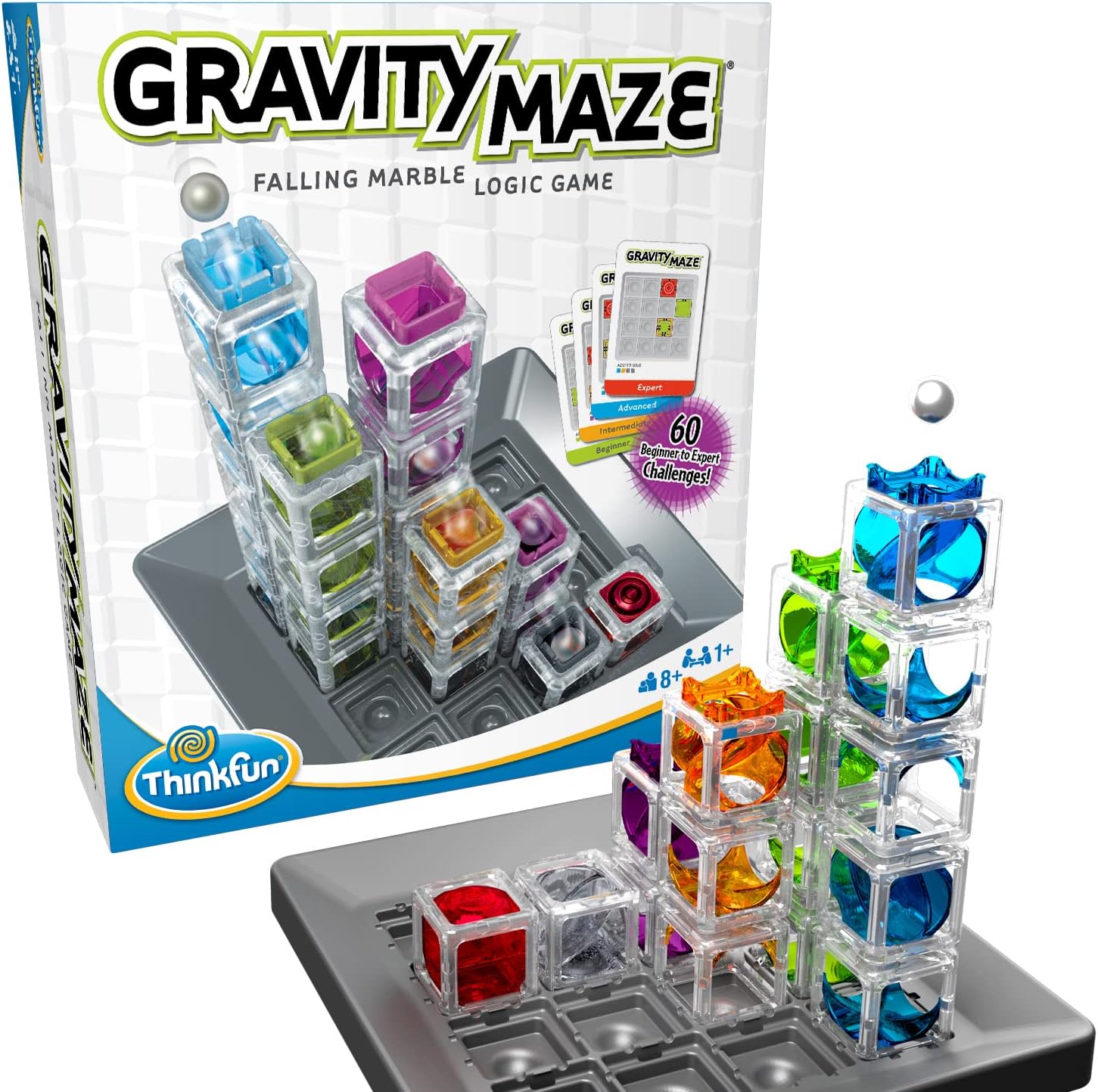 ThinkFun Gravity Maze Marble Run Brain Game and STEM Toy – Award-Winning Educational Toy for Kids 8+ | Spatial Reasoning Skill Development | Engineering and Building Game | 60 Logic Puzzles ThinkFun Gravity Maze Marble Run Brain Game and STEM Toy – Award-Winning Educational Toy for Kids 8+ | Spatial Reasoning Skill Development | Engineering and Building Game | 60 Logic Puzzles