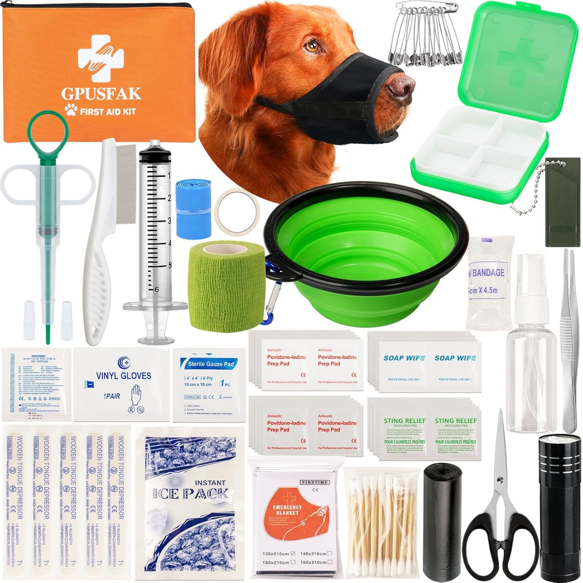 Dog First Aid Kit – Pet First Aid Kit for Dogs Pet Emergency Kit with Pets First Aid Supplies for Home Camping Hiking Traveling Dog First Aid Kit – Pet First Aid Kit for Dogs Pet Emergency Kit with Pets First Aid Supplies for Home Camping Hiking Traveling