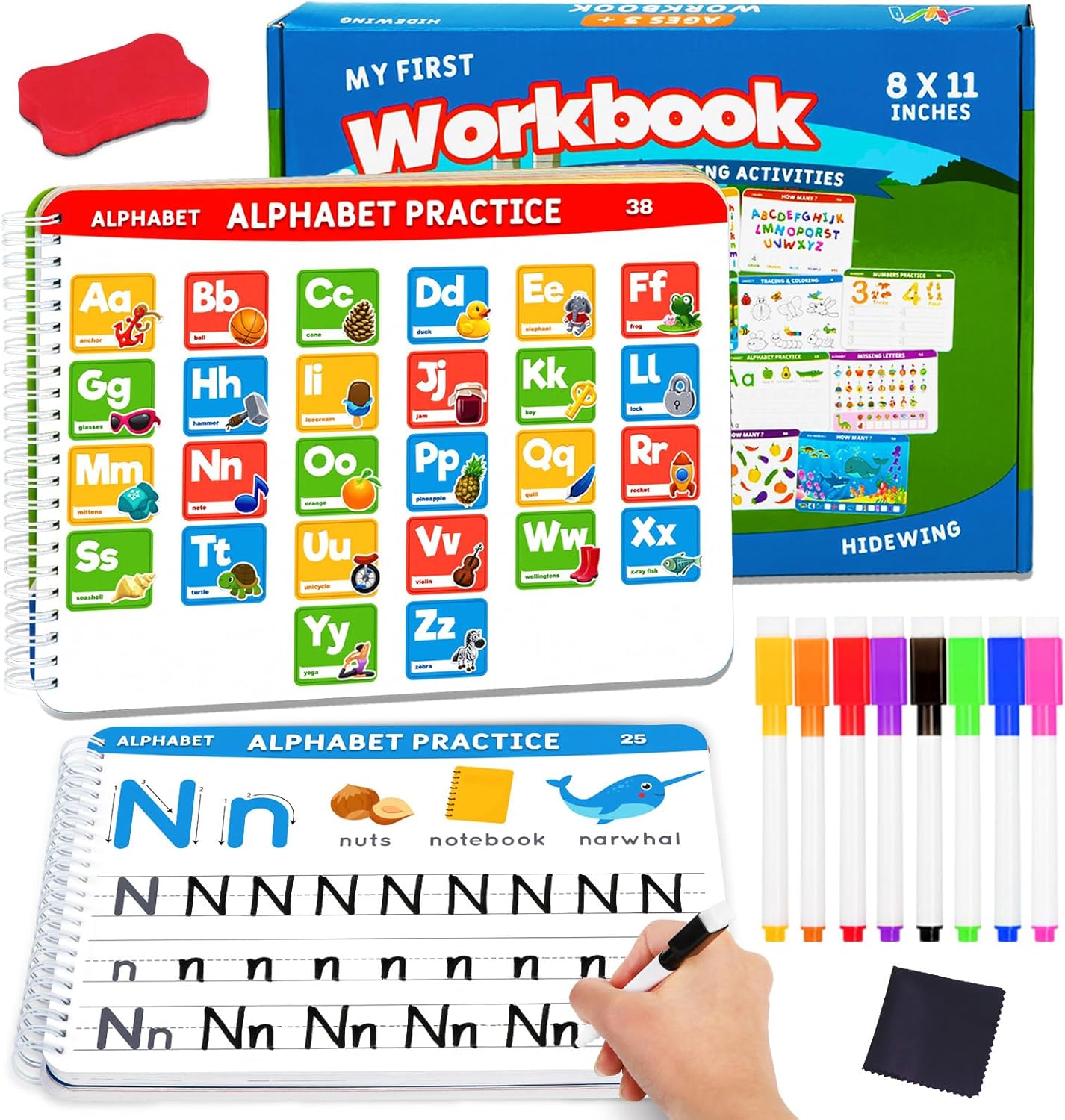 Preschool Learning Activities Educational Workbook: Preschool Handwriting Tracing Books | Autism Learning Materials | Alphabet Learning Toys | Pre k Workbooks | Montessori Busy Book for Kids Ages 3-5 Preschool Learning Activities Educational Workbook: Preschool Handwriting Tracing Books | Autism Learning Materials | Alphabet Learning Toys | Pre k Workbooks | Montessori Busy Book for Kids Ages 3-5