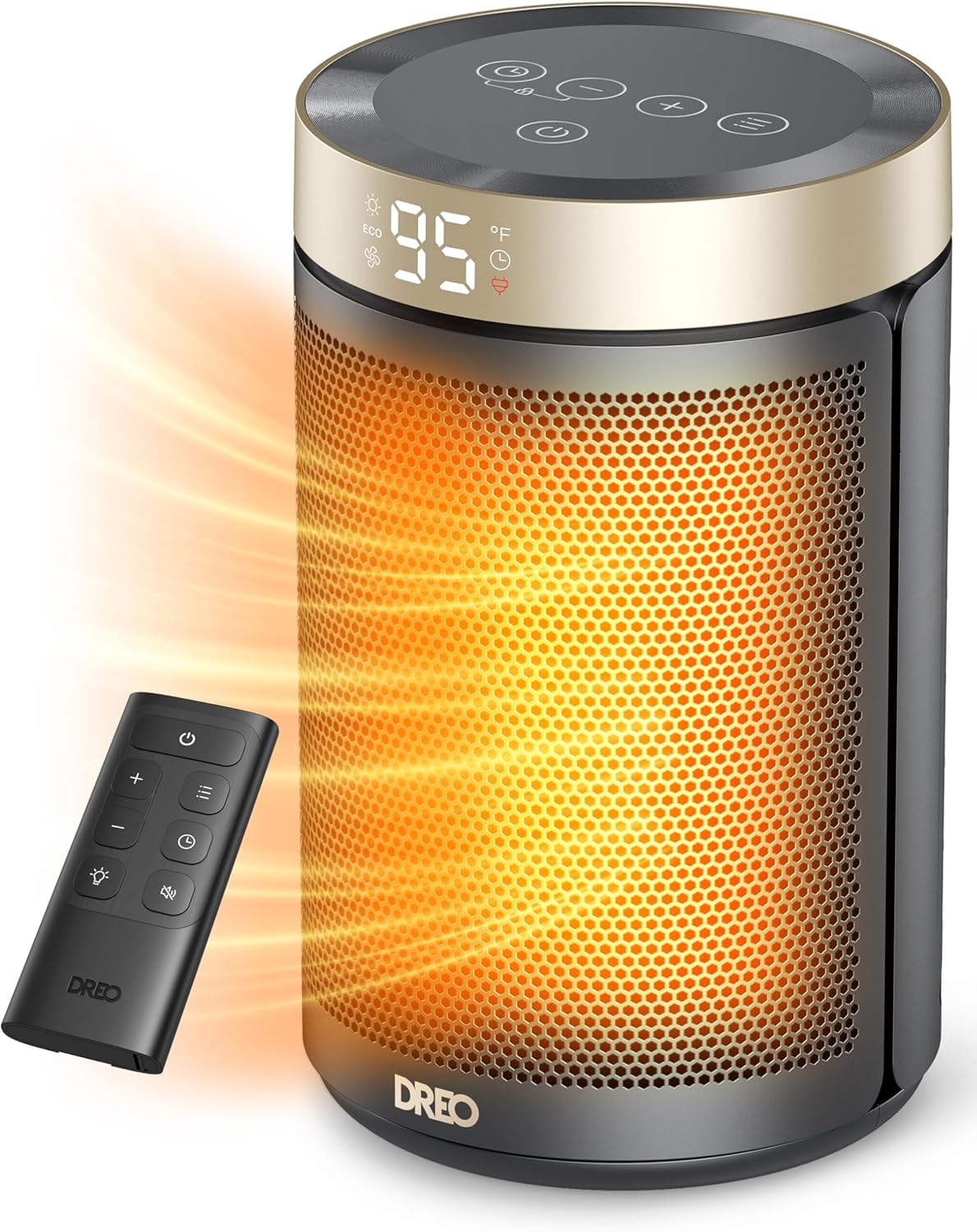 Dreo Space Heater, Portable Electric Heaters for Indoor Use with Thermostat and Remote, 2024 Upgraded, Digital Display, 12H Timer, 5 Mode, 1500W PTC Ceramic Fast Safety Heat for Office Bedroom Home Dreo Space Heater, Portable Electric Heaters for Indoor Use with Thermostat and Remote, 2024 Upgraded, Digital Display, 12H Timer, 5 Mode, 1500W PTC Ceramic Fast Safety Heat for Office Bedroom Home