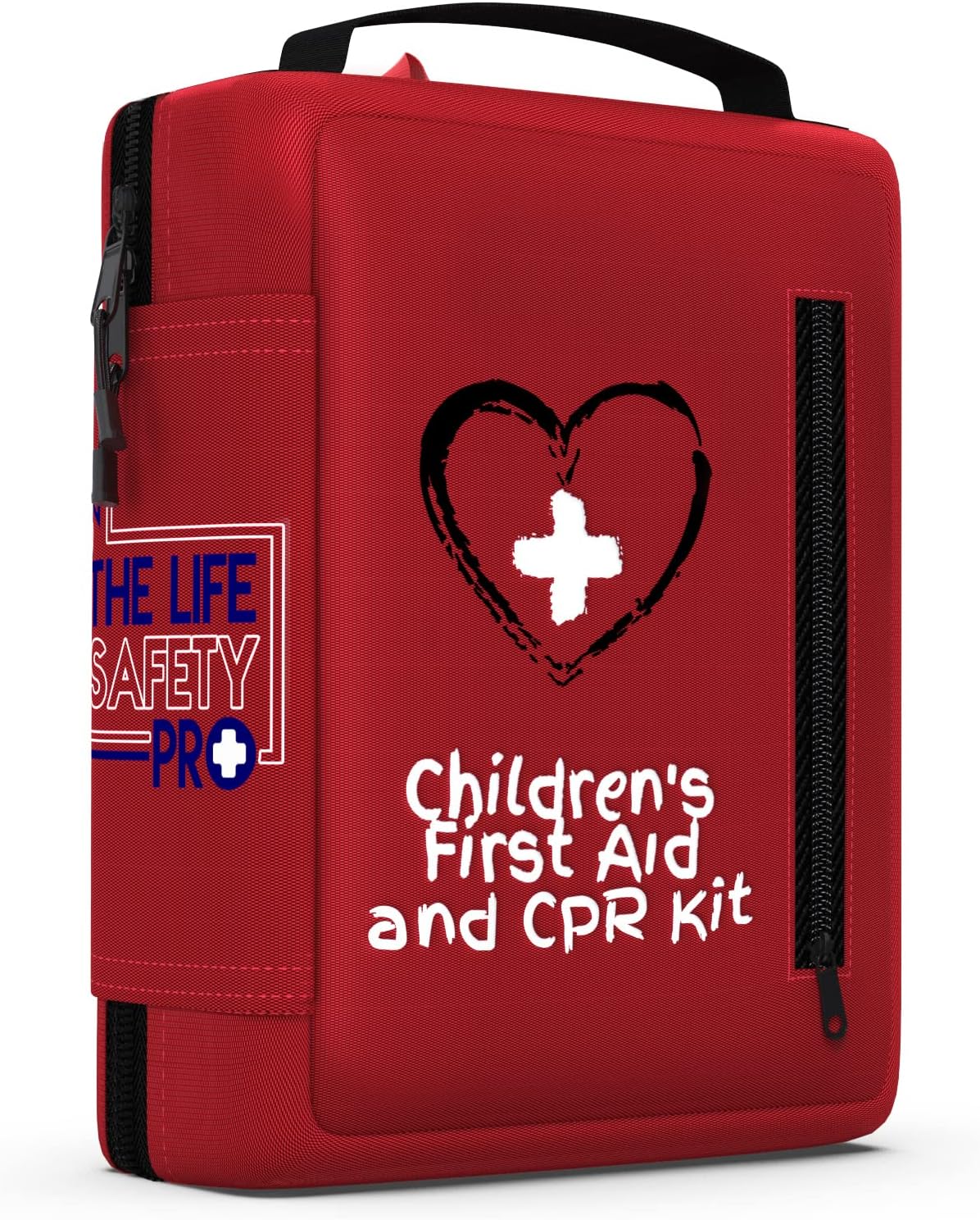 Portable First Aid Kit for Kids with CPR Shield – Ideal for Home, Car, School, Camping, and as a Travel First aid kit. Latex-Free Bandages – Children First Aid Guide by The Life Safety Pro Portable First Aid Kit for Kids with CPR Shield – Ideal for Home, Car, School, Camping, and as a Travel First aid kit. Latex-Free Bandages – Children First Aid Guide by The Life Safety Pro