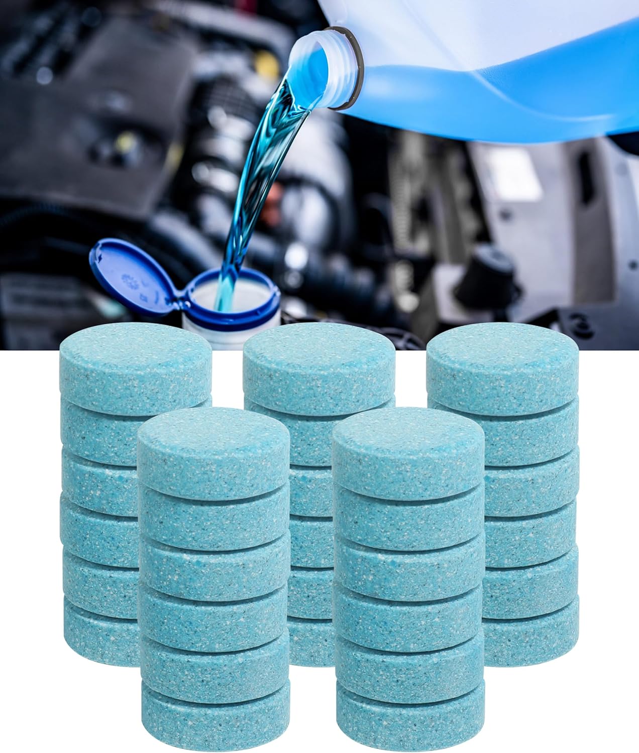 30PCS Windshield Fluid,Windshield Washer Tablets,Car Accessories Washer Fluid Tablets,Car Windshield Washer Fluid,Concentration Wiper Fluid Tablets,Remove Glass Stains,Fit for Car Window Glass 30PCS Windshield Fluid,Windshield Washer Tablets,Car Accessories Washer Fluid Tablets,Car Windshield Washer Fluid,Concentration Wiper Fluid Tablets,Remove Glass Stains,Fit for Car Window Glass