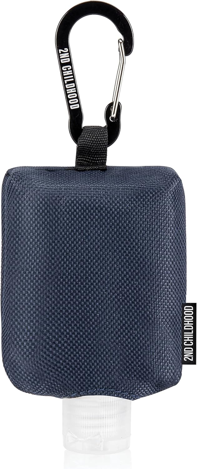 Travel Hand Sanitizer Keychain – Small Refillable 2 oz Bottle with Clip-On Holder – Portable Sanitizer Case for Purse, Backpack, Gym Bag Travel Hand Sanitizer Keychain – Small Refillable 2 oz Bottle with Clip-On Holder – Portable Sanitizer Case for Purse, Backpack, Gym Bag