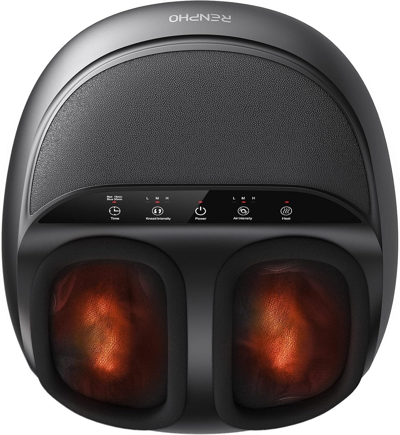 RENPHO Foot Massager Machine with Heat, FSA HSA Eligible Shiatsu Foot Massager, Foot Care, Electric Foot Massage, Birthday and Christmas Gifts for Women Mom Men Dad, Fits Up to Size 13, Black RENPHO Foot Massager Machine with Heat, FSA HSA Eligible Shiatsu Foot Massager, Foot Care, Electric Foot Massage, Birthday and Christmas Gifts for Women Mom Men Dad, Fits Up to Size 13, Black