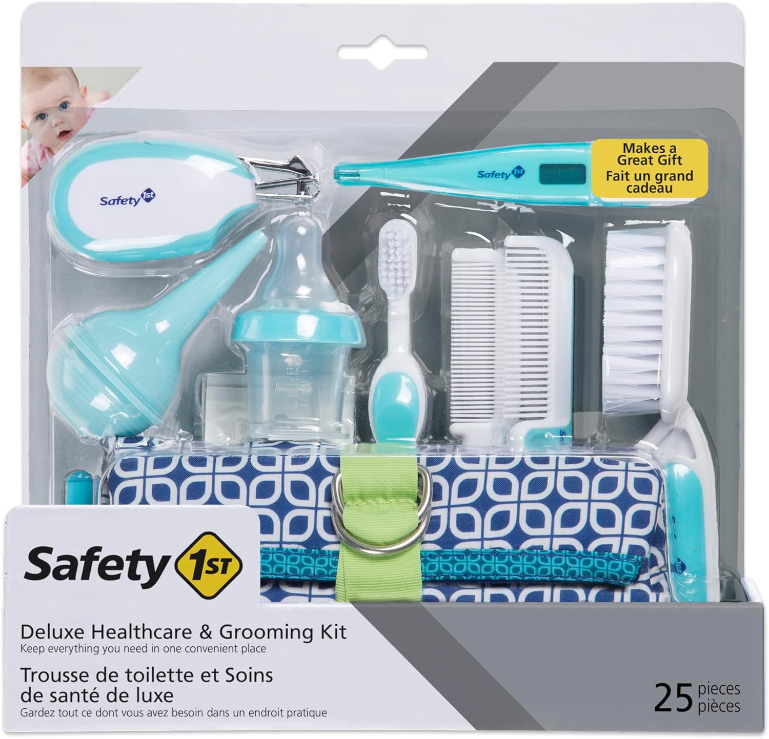 Safety 1st Deluxe 25-Piece Baby Healthcare and Grooming Kit (Arctic Blue) Safety 1st Deluxe 25-Piece Baby Healthcare and Grooming Kit (Arctic Blue)