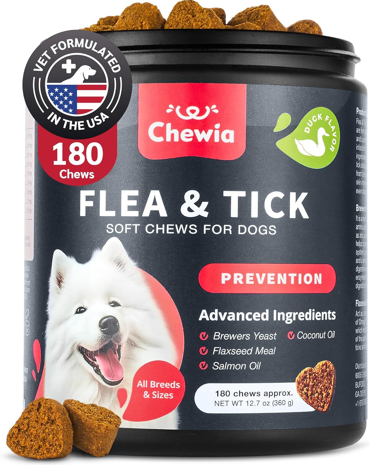 Dog Flea and Tick Treatment Chews – Flea and Tick Prevention for Dogs – Flea & Tick Chewables – Natural Dog Flea & Tick Control Soft Treats – Flea Chewables for Dogs – Immune Support Supplement Dog Flea and Tick Treatment Chews – Flea and Tick Prevention for Dogs – Flea & Tick Chewables – Natural Dog Flea & Tick Control Soft Treats – Flea Chewables for Dogs – Immune Support Supplement