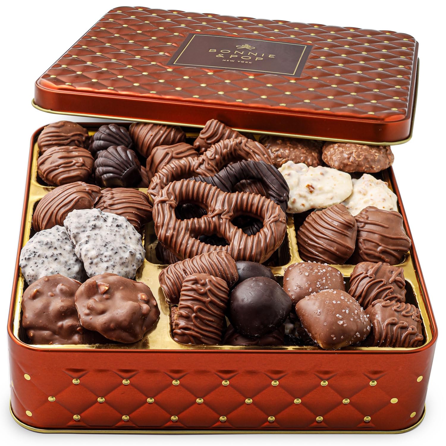 BONNIE AND POP – Chocolate Gift Basket, Candy Food Gifts Arrangement Platter, Gourmet Snack Box, Valentines Day, Holiday Present Idea, Corporate Him & Her, Men Women Sympathy Family Parties & Get Well- Bonnie & Pop BONNIE AND POP – Chocolate Gift Basket, Candy Food Gifts Arrangement Platter, Gourmet Snack Box, Valentines Day, Holiday Present Idea, Corporate Him & Her, Men Women Sympathy Family Parties & Get Well- Bonnie & Pop