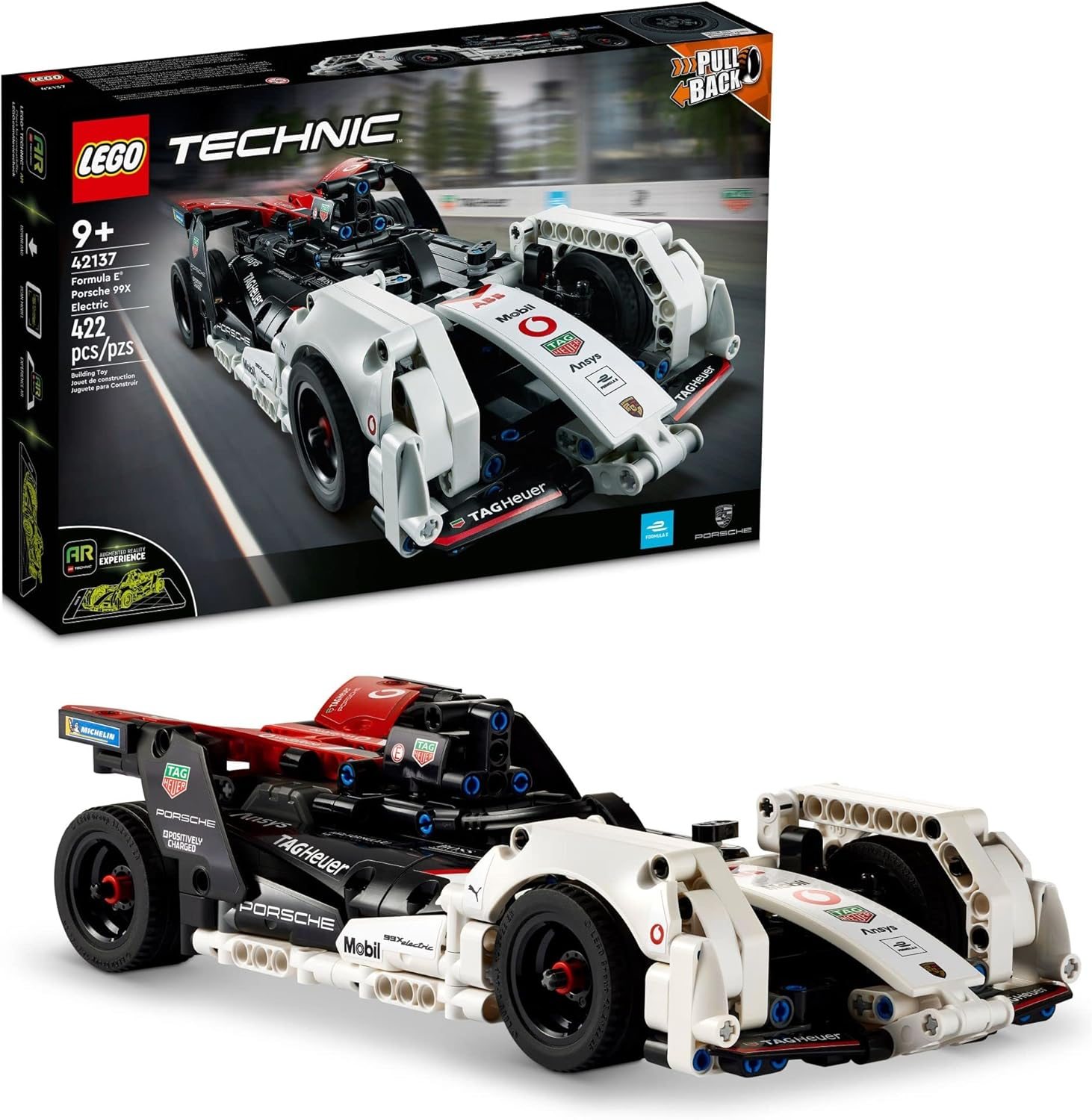 LEGO Technic Formula E Porsche 99X Electric Car Model Building Set, Pull-Back Toy Race Car Champion Winner, Comes with an Immersive AR App, Gift for Kids Ages 9 and Up & Adults Racing Fans, 42137 LEGO Technic Formula E Porsche 99X Electric Car Model Building Set, Pull-Back Toy Race Car Champion Winner, Comes with an Immersive AR App, Gift for Kids Ages 9 and Up & Adults Racing Fans, 42137