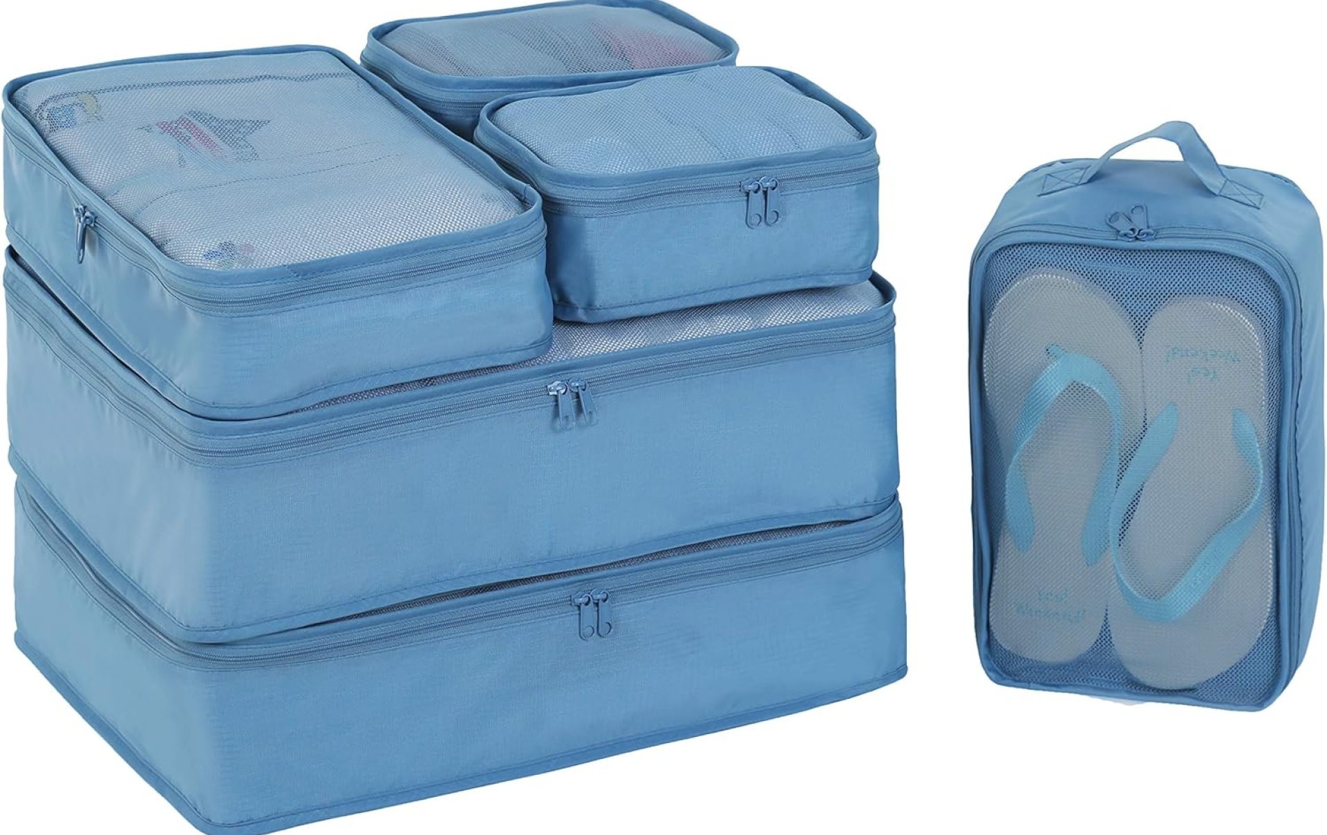 JJ POWER Travel Packing Cubes, Luggage Organizers with Shoe Bag JJ POWER Travel Packing Cubes, Luggage Organizers with Shoe Bag