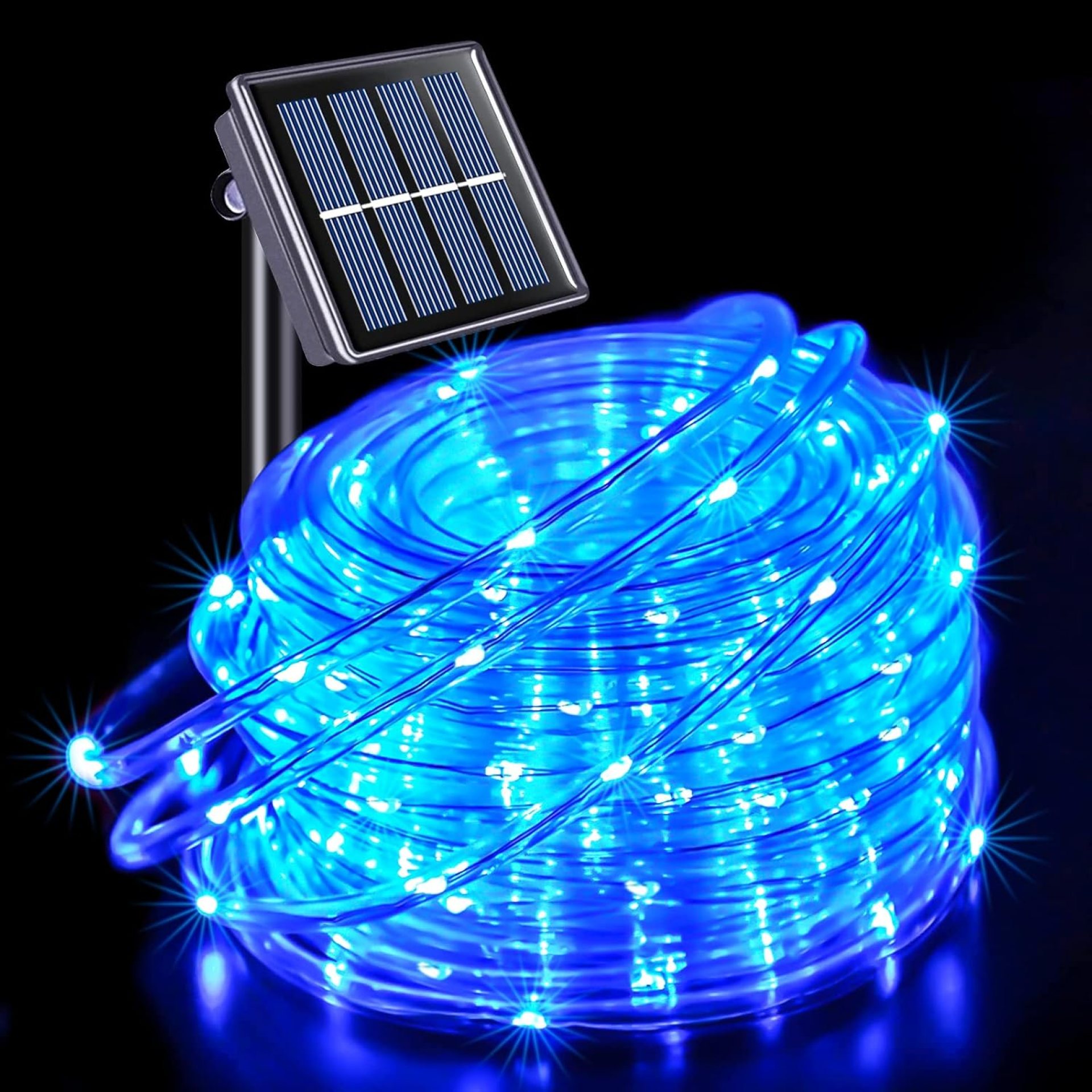 JMEXSUSS 200 LED Solar Pool Lights for Above Ground, 66 ft IP65 Waterproof Outdoor With 8 Modes, Accessories Rope Light for Trampoline Fence Yard Walkway Christmas JMEXSUSS 200 LED Solar Pool Lights for Above Ground, 66 ft IP65 Waterproof Outdoor With 8 Modes, Accessories Rope Light for Trampoline Fence Yard Walkway Christmas