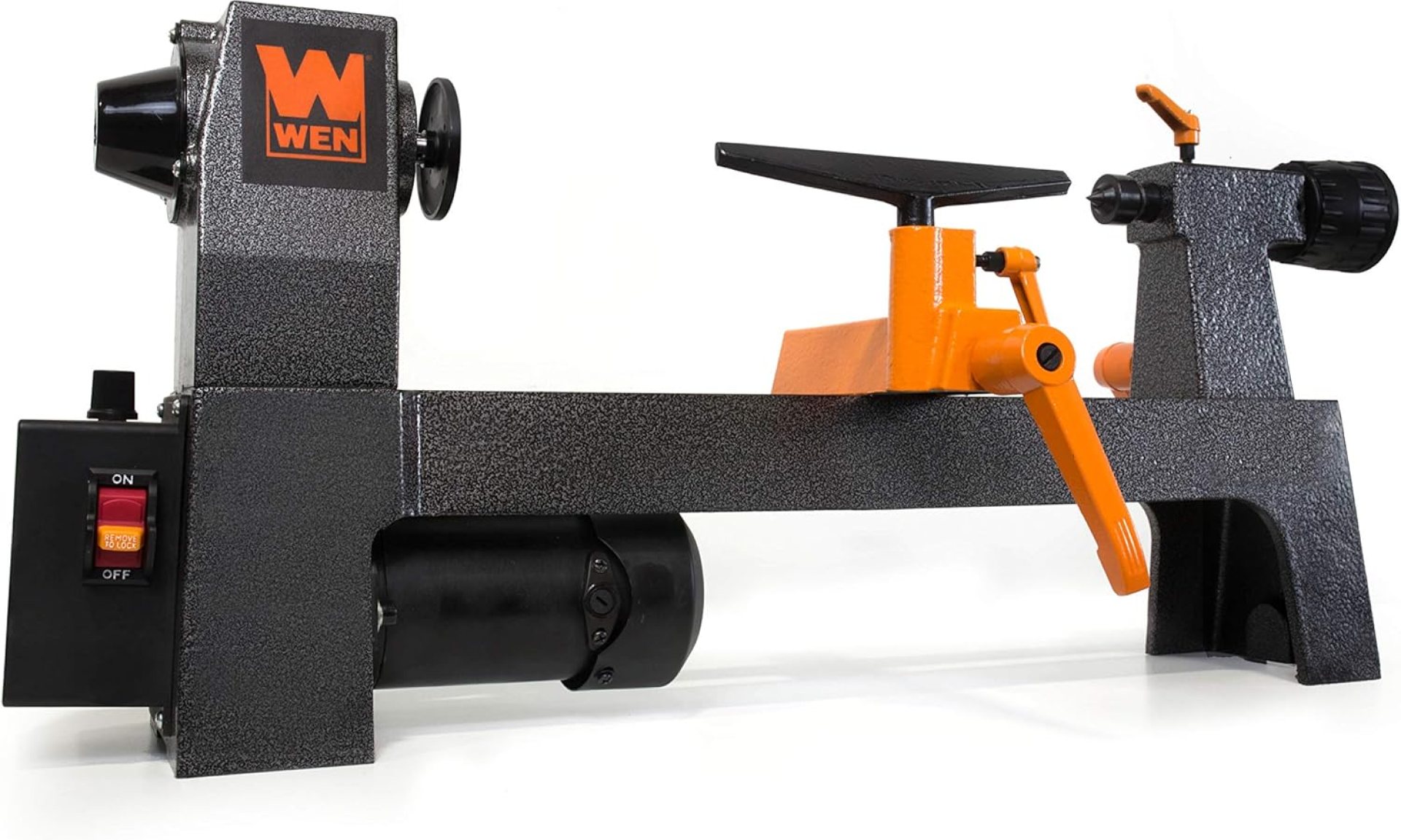 WEN Mini Benchtop Wood Lathe, 8-Inch by 13-Inch with Variable Speed (LA3421) WEN Mini Benchtop Wood Lathe, 8-Inch by 13-Inch with Variable Speed (LA3421)