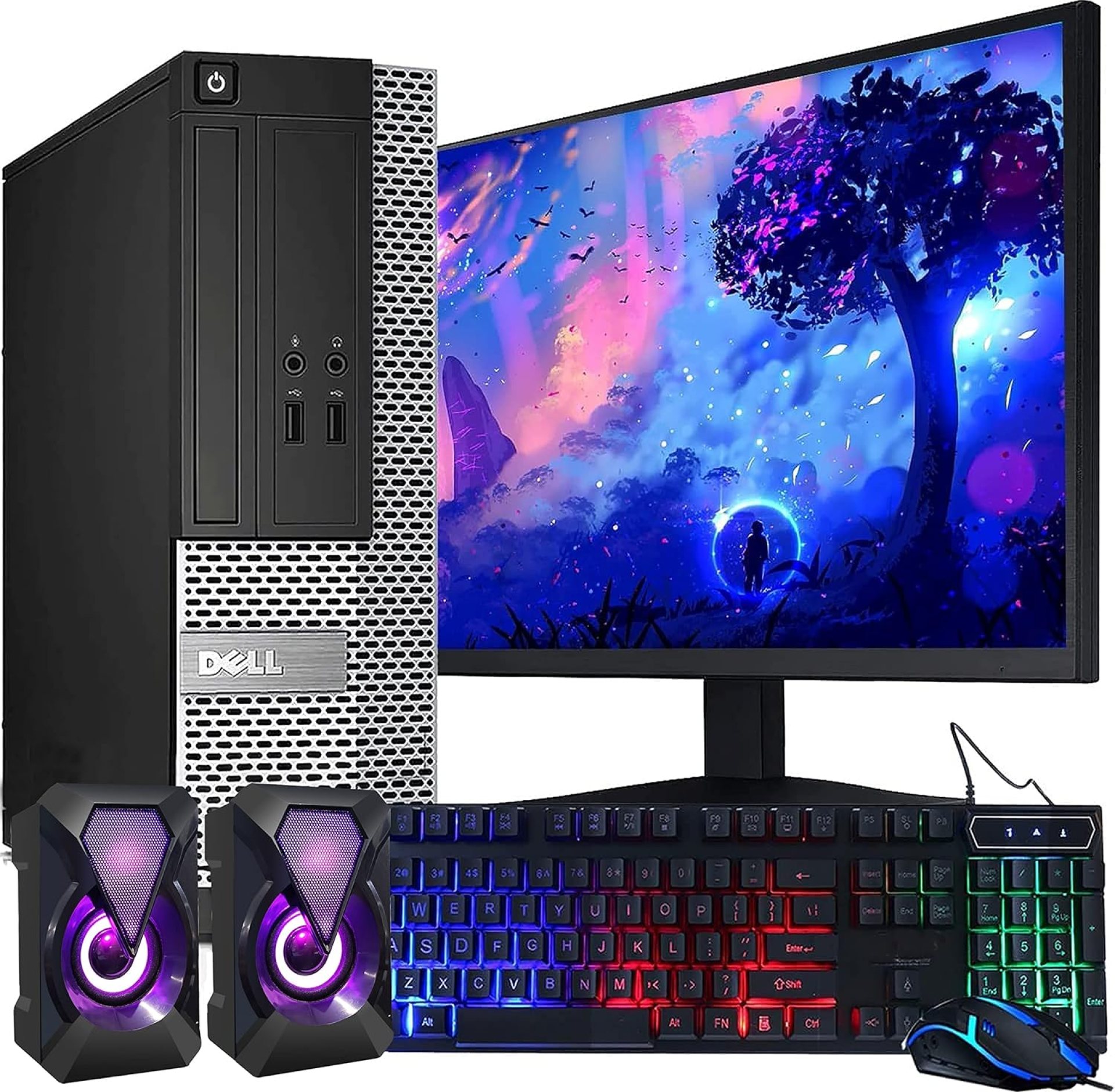 Dell OptiPlex Computer Desktop PC, Intel Core i5 3rd Gen 3.2 GHz, 16GB RAM, 2TB HDD, New 22 Inch LED Monitor, RGB Keyboard and Mouse, WiFi, Windows 10 Pro (Renewed) Dell OptiPlex Computer Desktop PC, Intel Core i5 3rd Gen 3.2 GHz, 16GB RAM, 2TB HDD, New 22 Inch LED Monitor, RGB Keyboard and Mouse, WiFi, Windows 10 Pro (Renewed)