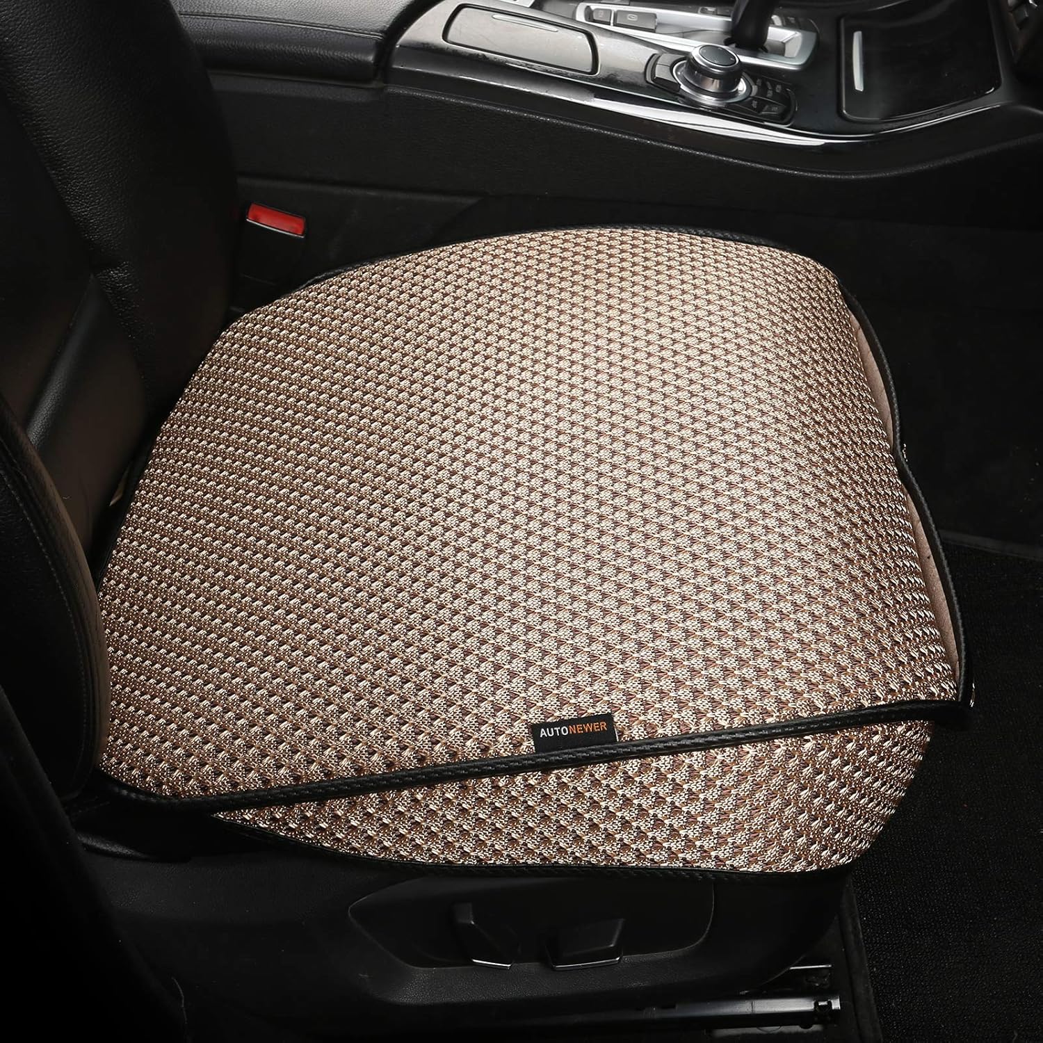 Auto Newer Breathable Universal Four Seasons Car Seat Covers,Luxury Car Seat Cushion ,Protectors for Front Seat Bottoms,Compatible with 95% Vehicles, Fit for Cars Truck SUV (Gold Beige,1PCS) Auto Newer Breathable Universal Four Seasons Car Seat Covers,Luxury Car Seat Cushion ,Protectors for Front Seat Bottoms,Compatible with 95% Vehicles, Fit for Cars Truck SUV (Gold Beige,1PCS)