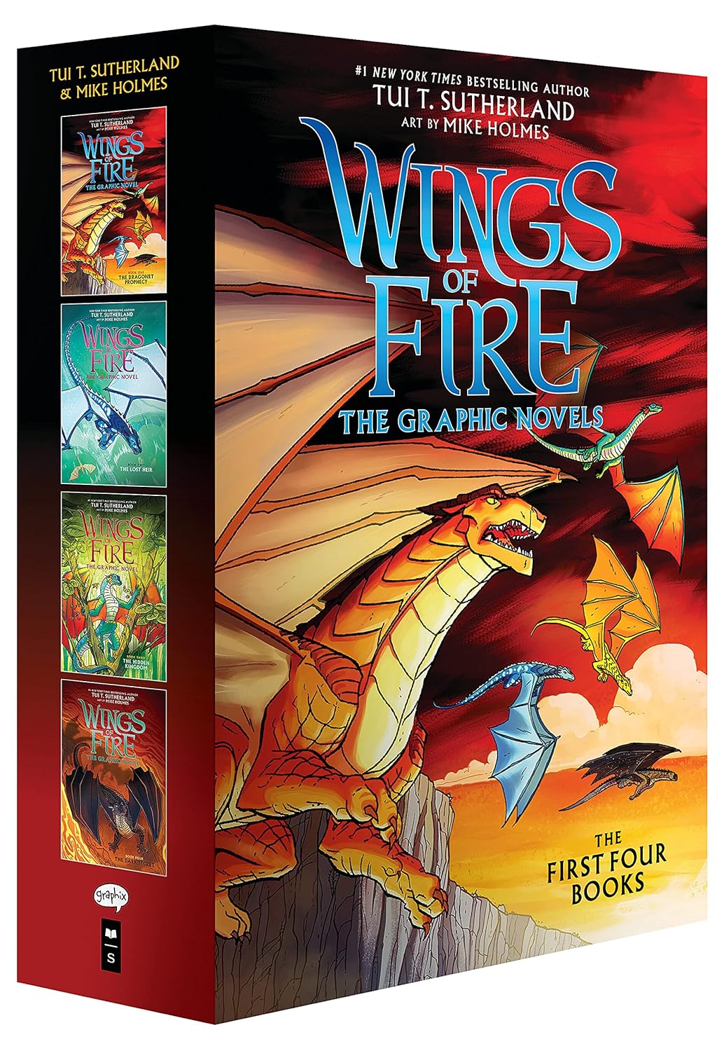 Wings of Fire #1-#4: A Graphic Novel Box Set (Wings of Fire Graphic Novels #1-#4) (Wings of Fire Graphix) Wings of Fire #1-#4: A Graphic Novel Box Set (Wings of Fire Graphic Novels #1-#4) (Wings of Fire Graphix)
