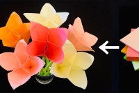 origami flower from sticky notes origami flower from sticky notes