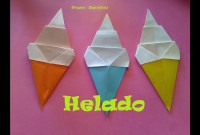 origami helado paso a paso origami helado paso a paso