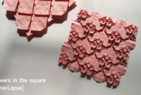 origami rose tessellation origami rose tessellation