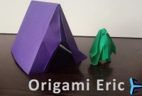origami tent tutorial origami tent tutorial