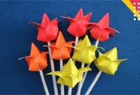 bikin bunga dari origami bikin bunga dari origami