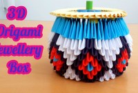 3d origami jewellery box tutorial 3d origami jewellery box tutorial