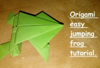 how to fold a jumping origami frog how to fold a jumping origami frog