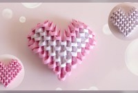 origami coeur en 3d origami coeur en 3d