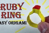 origami ring step by step origami ring step by step