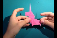 origami unicorno facile origami unicorno facile