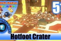 paper mario hotfoot crater paper mario hotfoot crater