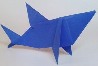 tiburón origami paso a paso tiburón origami paso a paso