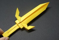 origami instructions sword origami instructions sword