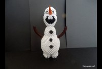 origami 3d olaf origami 3d olaf