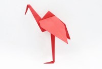 cara membuat origami flamingo cara membuat origami flamingo