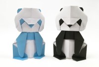 origami de papel oso panda origami de papel oso panda