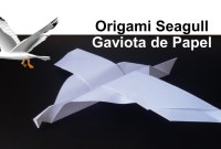 gaviota de papel origami gaviota de papel origami