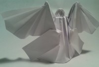 origami de un angel origami de un angel