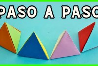 tetraedro origami paso a paso tetraedro origami paso a paso