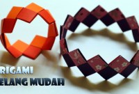 cara membuat gelang dari kertas origami cara membuat gelang dari kertas origami