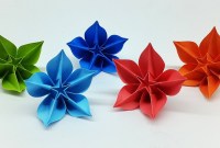 origami flower one piece of paper origami flower one piece of paper