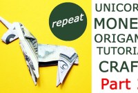 money origami unicorn money origami unicorn