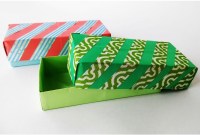christmas origami box easy christmas origami box easy