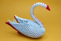 origami swan xmas origami swan xmas