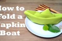 napkin origami boat napkin origami boat