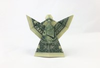dollar origami angel dollar origami angel