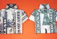 money origami shirt and tie money origami shirt and tie