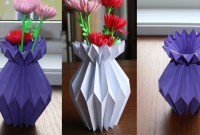 origami flower vase instructions origami flower vase instructions