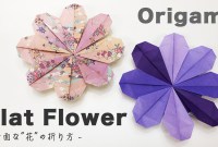flat origami flowers flat origami flowers